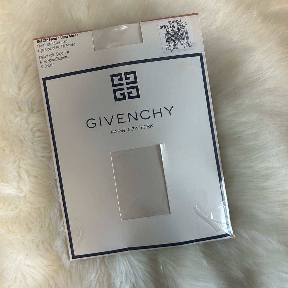Vintage 90s Givenchy French Ultra Sheer Pantyhose